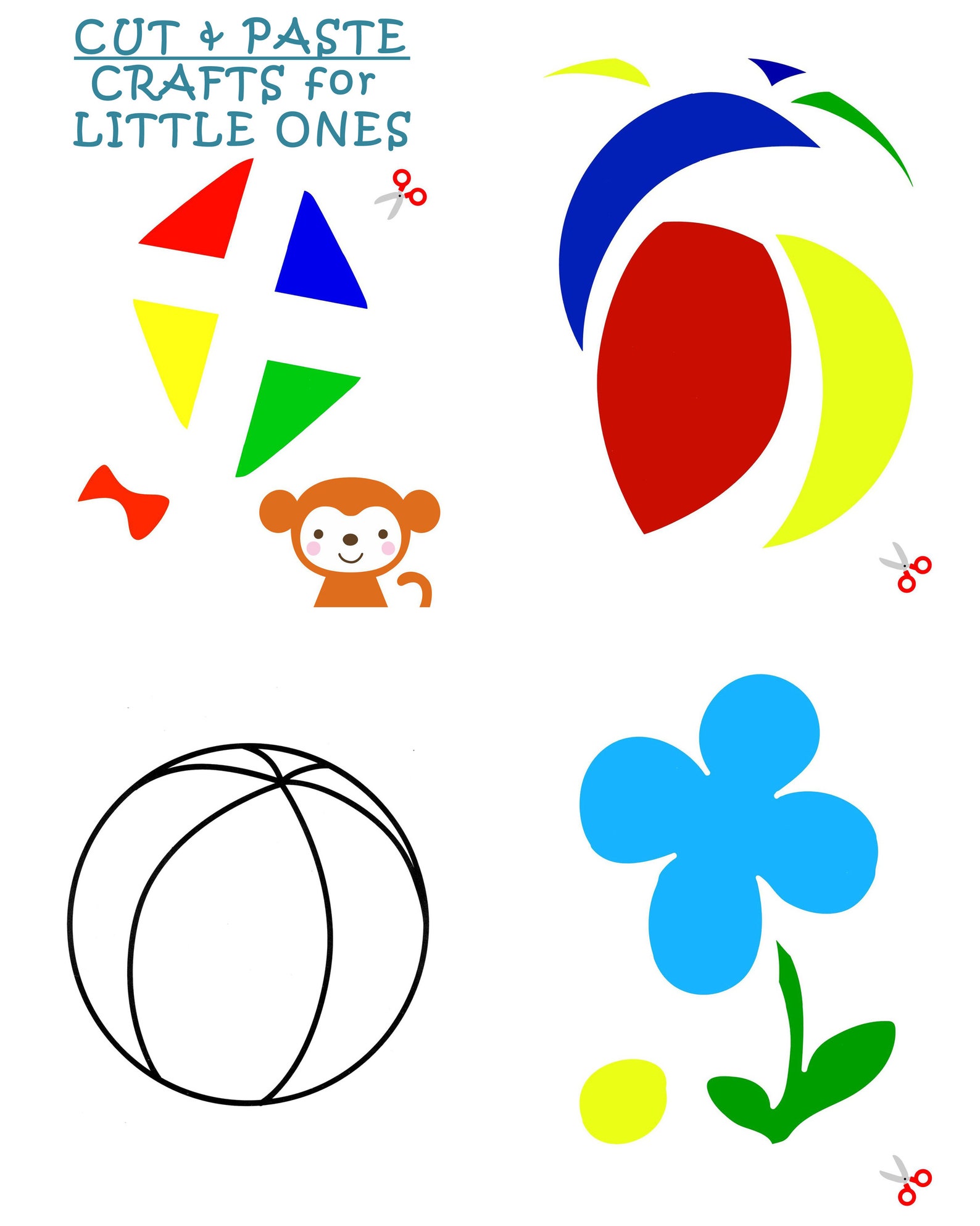 Printable Crafts For Kids Cut And Paste Crafts Home School Etsy Canada Printable crafts for kids cut and paste crafts home school etsy canada