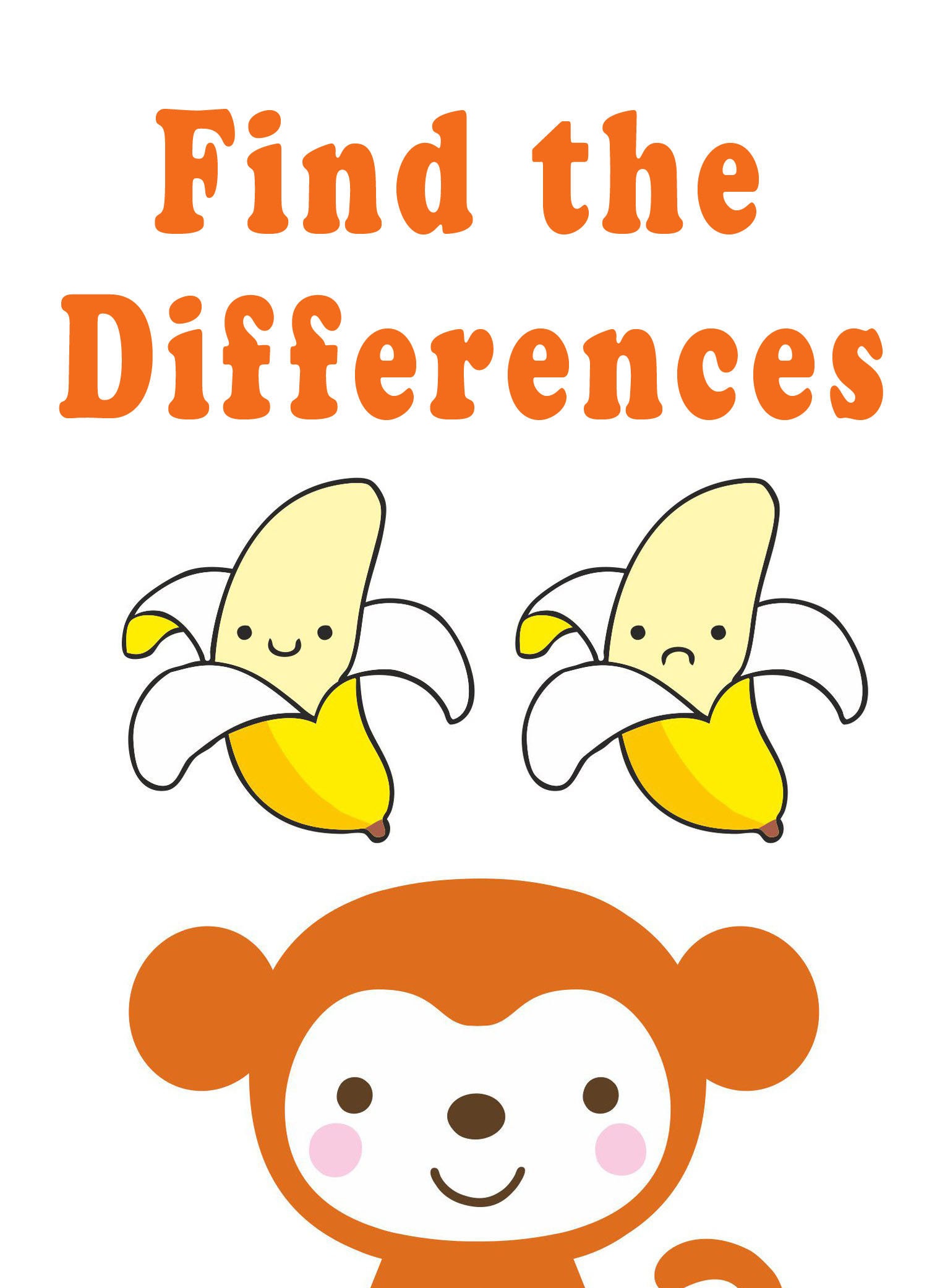 find the difference worksheets for kids learning activity etsy