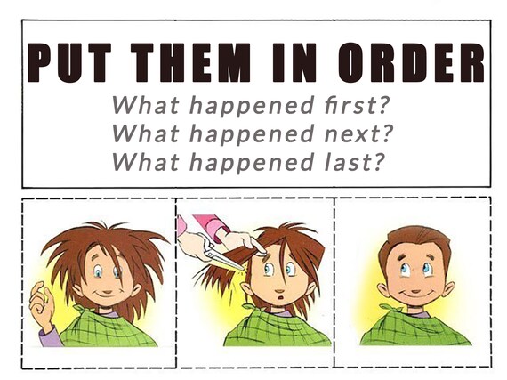 sequencing worksheets what happened next pdf learning etsy canada