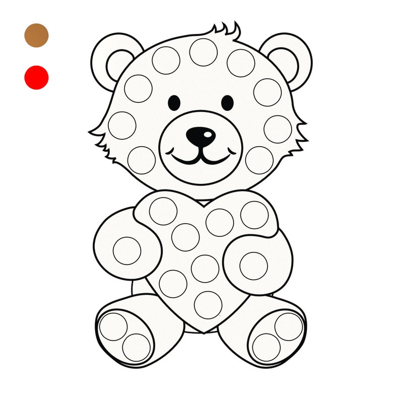 Finger Painting PDF Coloring Pages Download Small Children Etsy France