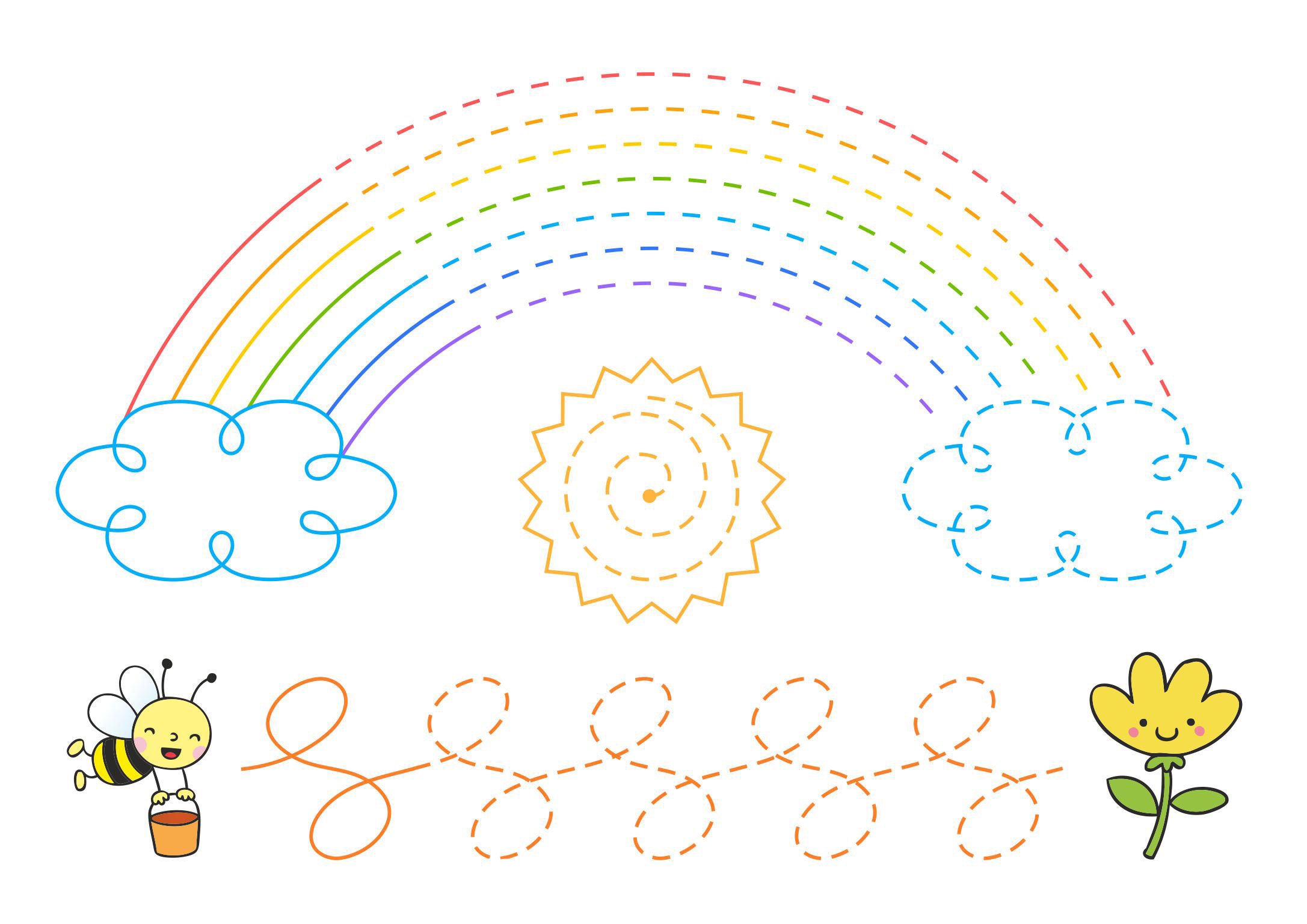 Tracing Worksheets Learn to Write Animals Tracing Pages | Etsy