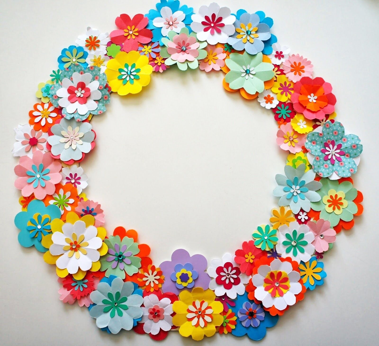 Make a Flower Wreath Craft Printable Crafts for Kids Etsy Canada