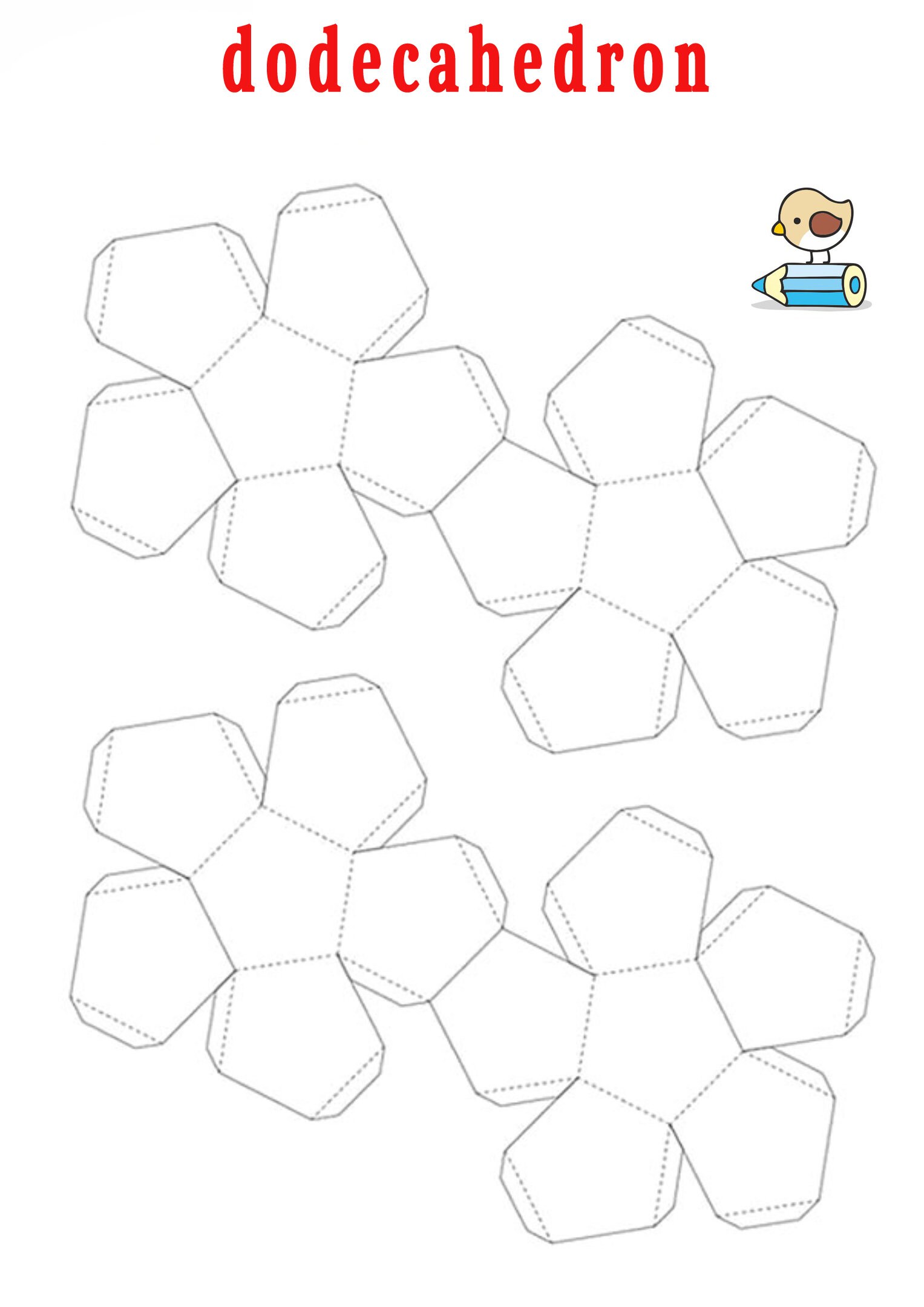 Learn Shapes PDF Printable Shapes Template Kids Geometry | Etsy