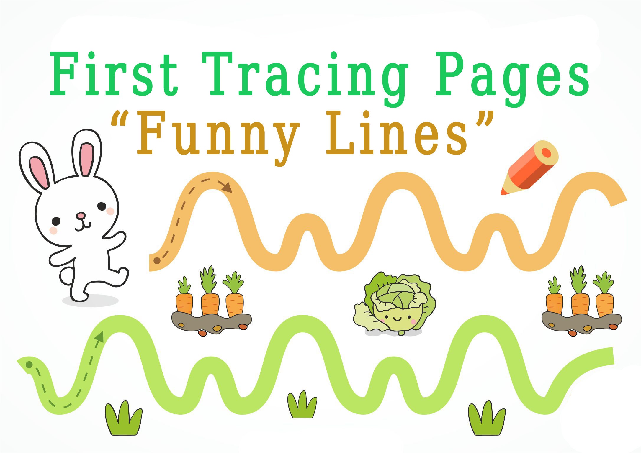 First Tracing Worksheets Learn to Write Easy Tracing Pages | Etsy