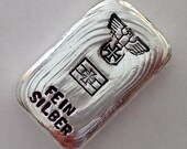 50g hand poured silver bar 9999 Keiser German eagle Iron cross 1871 style. 9999 99.99