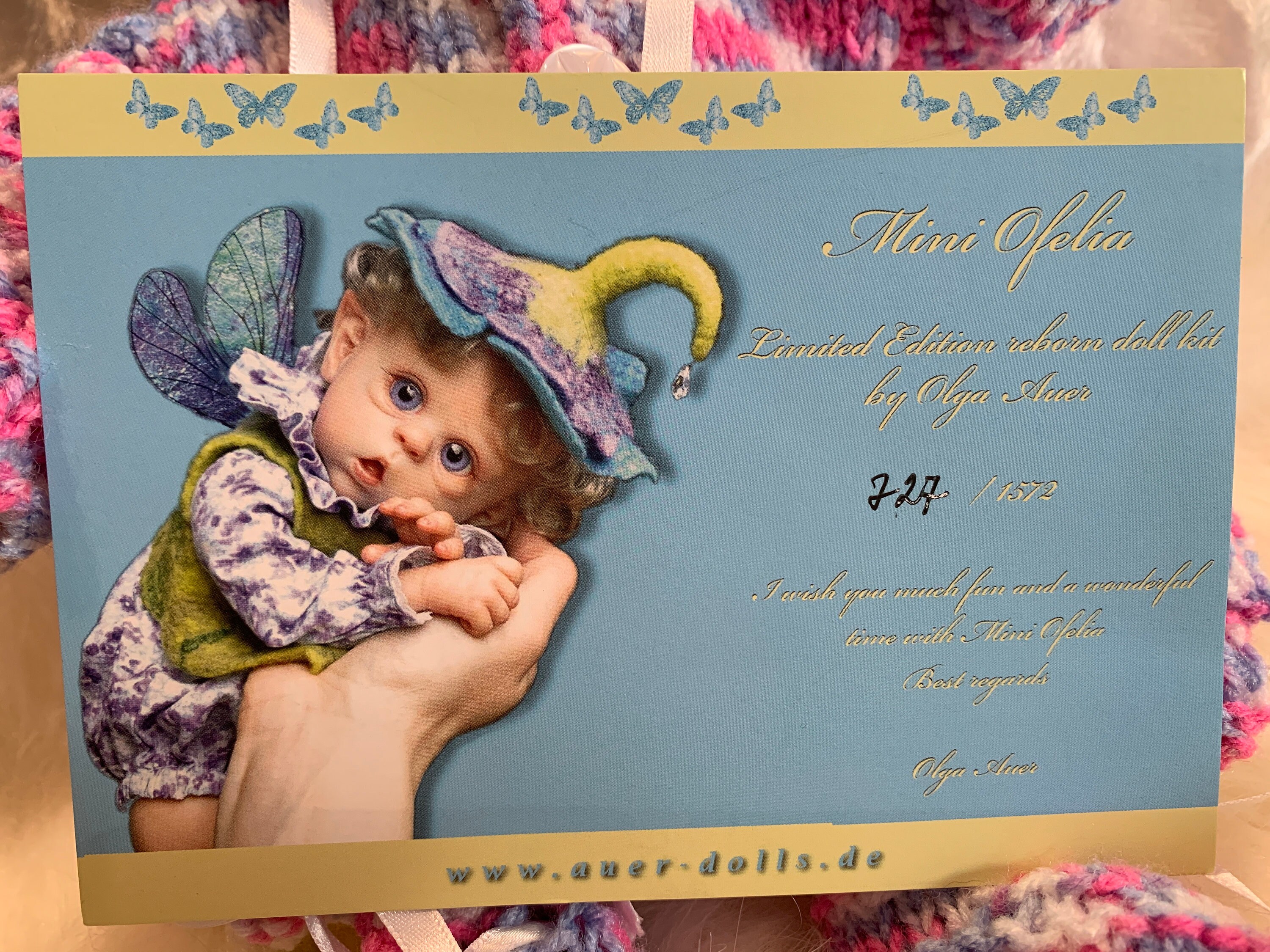 Rare - Mini Olefia (olga Auer) Sweetest 12'' Magical Rainbow