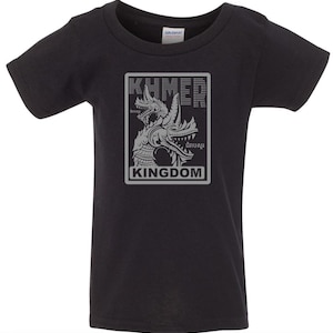 Kids Cambodian shirt, 2 Naga, Khmer