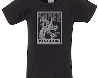 Kids Cambodian shirt, 2 Naga, Khmer