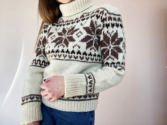 Vintage Knitted Sweater - Vintage Wool Knitwear -