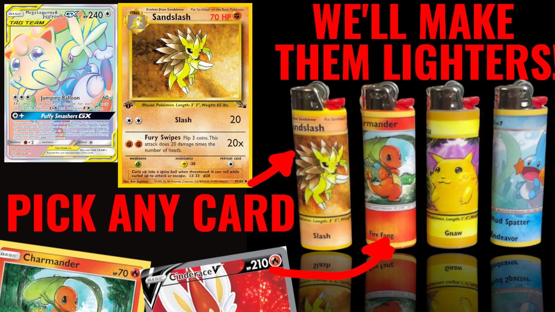 Custom Pokemon Lighters Turn Your Favourite Cards Into Memorable Gifts