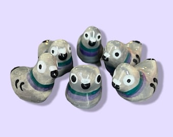 Mini Pigeon Handmade Ceramic Bird