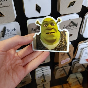 Green Moto Moto Shrek Sticker for Sale by SticksTooSlick