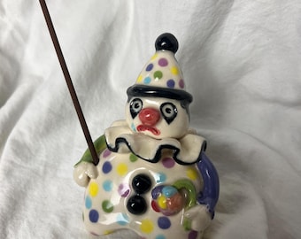 Custom Ceramic Clown Sculptures | made to order, one of a kind