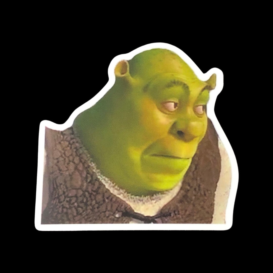 Shrek Meme Sticker for Sale by AB-BRAND