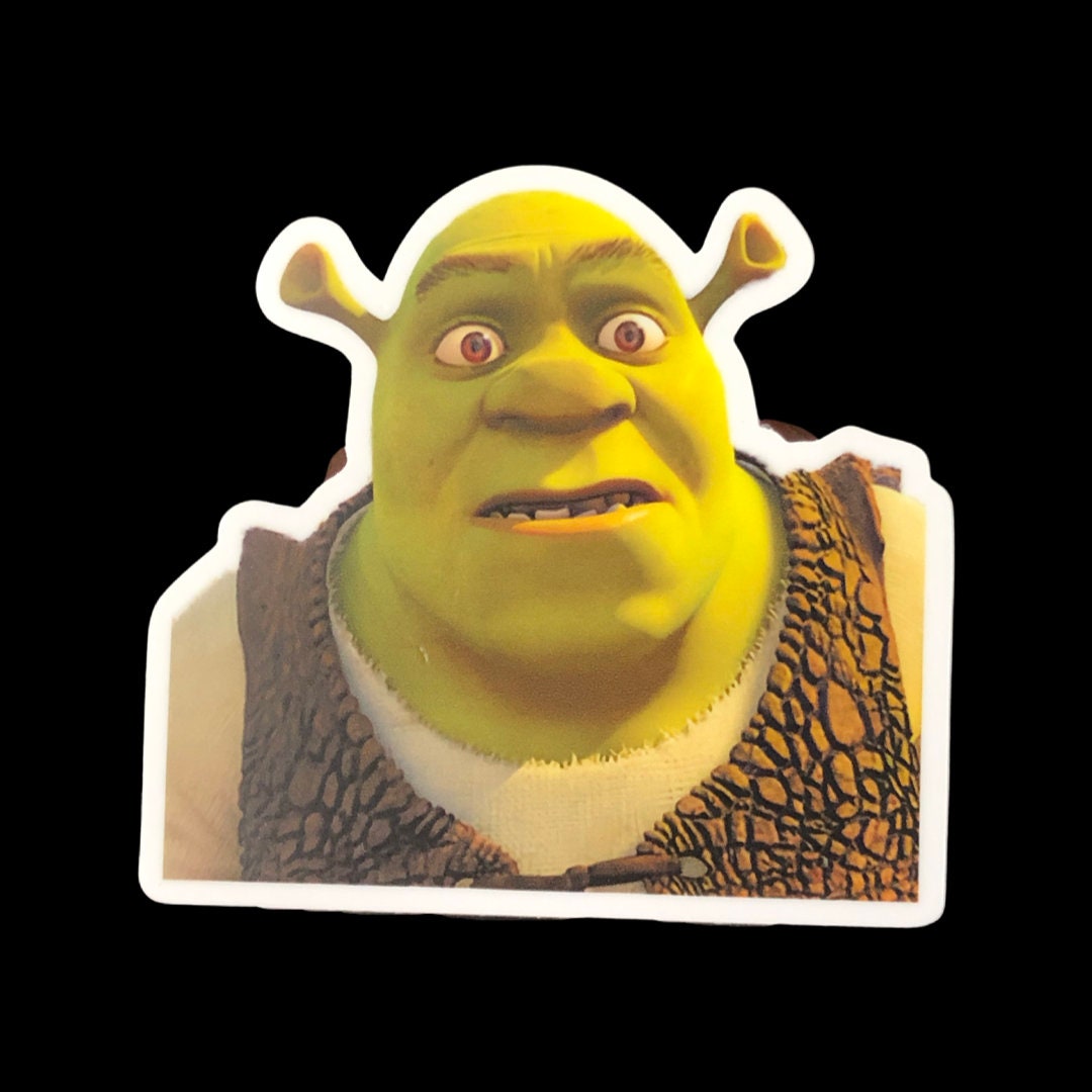 Shrek meme Sticker for Sale by tttatia