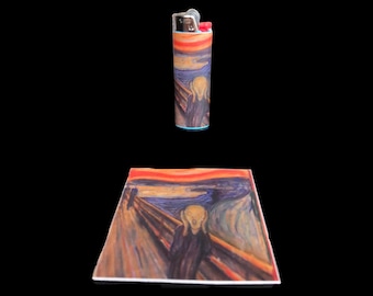 The Scream Madonna Stickers | Edvard Munch Art Print (Water Resistant Vinyl)