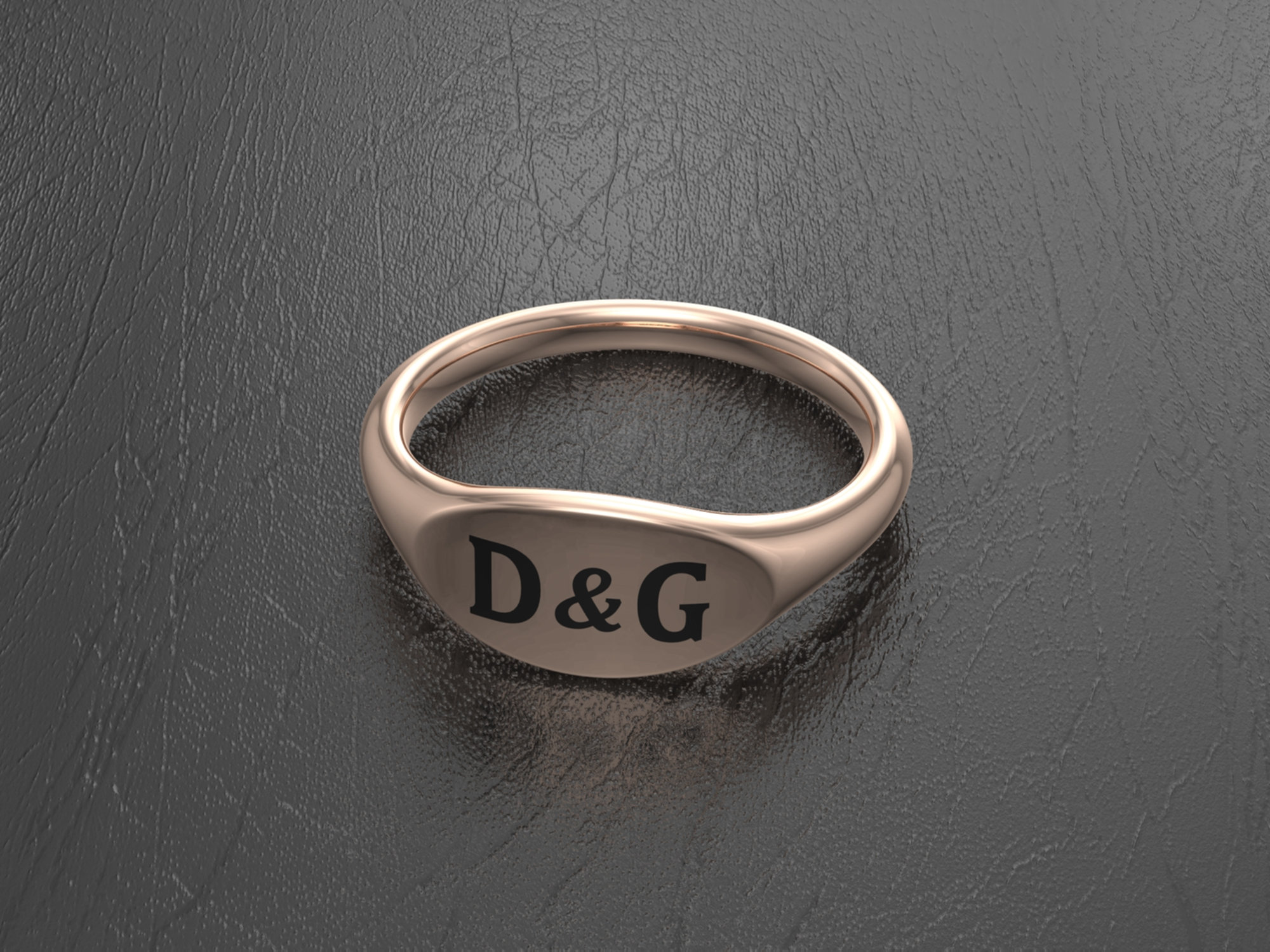 新品 W double oval pinkie ring 15号 ovy 新品 W double oval pinkie ring 15号 ovy
