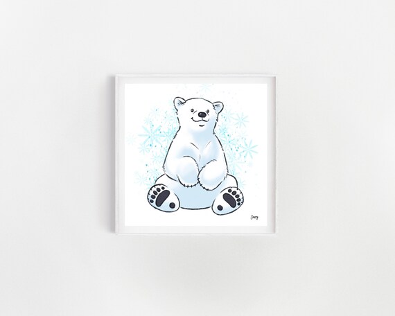 polar bear nursery decor