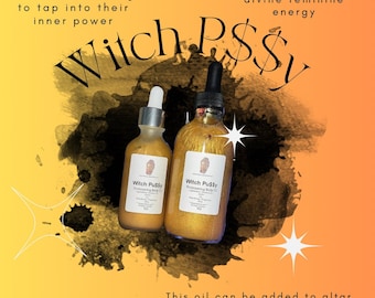 Witch Pu*sy Shimmering Conjure Oil | Self love | Divine feminine | Attraction oil | Dopesouldopespirit | Dopesoulmani