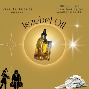 Jezebel Root Oil, Attraction Perfume, Hoodoo Rootwork Oil, Witchy Altar Home Decor