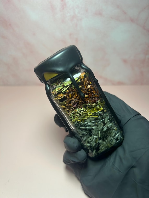 Keep My Name in Your Mouth Spell Jar, Return to Sender , Transmutation Spell, Protection & Success Manifestation, Evil Eye Reversal Jar