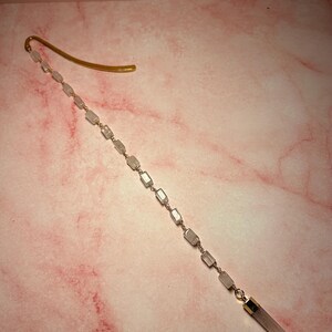 Rose Quartz Crystal Bookmark, Healing Crystal Bookmark for Self-Love, Manifestation, and Spiritual Gifts for Book Lovers