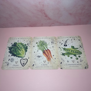 Green Witch Oracle Card Deck, Sacred Herbs Plants Flowers Folklore, Garden Magick Divination Deck, Witchcraft Healing Oracle Cards