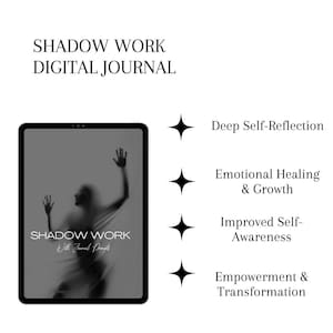 Shadow Work Journal Digital Download | Healing Prompts for Self-Discovery & Inner Healing | Spiritual Shadow Work PDF | Self-Growth