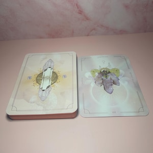Jeu de cartes Oracle des royaumes astraux de cristal, jeu de cartes Oracle céleste de cartes pour l'intuition, la guérison et la manifestation, jeu de cartes Guidance spirituelle