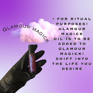 Glamour Magick Oil, Beauty Spell, Manifest Your Desires, Spiritual Gift, Spell Supplies, 10ML