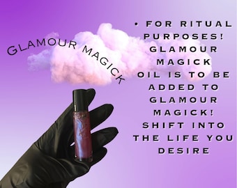 Óleo Mágico Glamour, Feitiço de Beleza, Manifeste Seus Desejos, Presente Espiritual, Materiais para Feitiços, 10ml