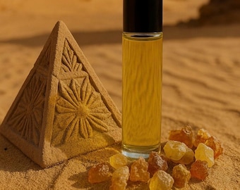Egyptian Musk Fragrance Oil 10ML Roll On Clean Warm Skin Scent Perfume Oil for Men & Women, Jojoba Oil Roll-On, Long Lasting Musk Perfume
