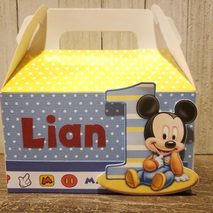 Mickey Mouse Favor Boxes