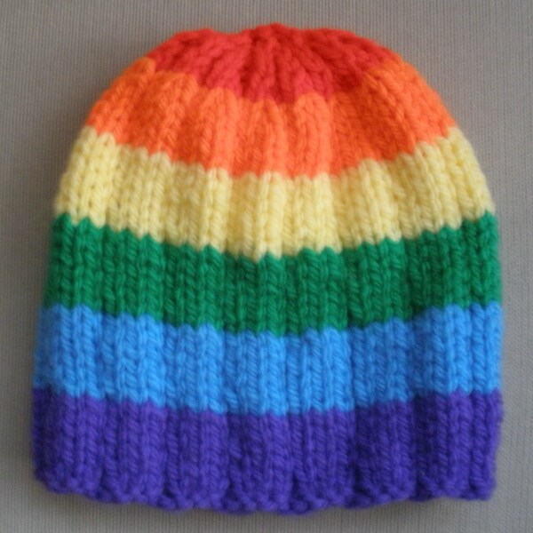 Rainbow Express Knit Beanie