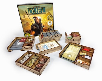 Pre-assembled insert for 7 Wonders Duel & Expansions