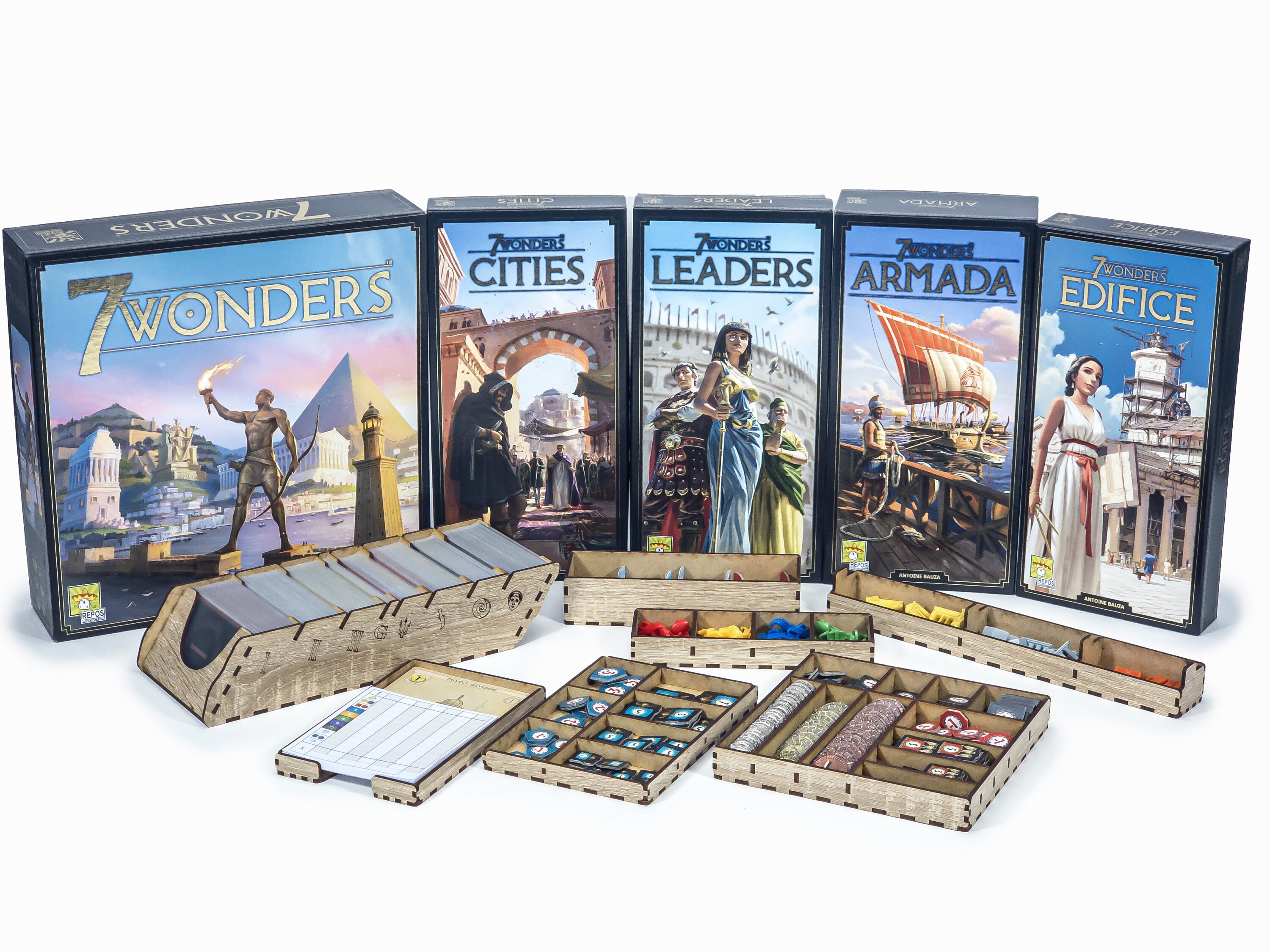 Assembled 7 Wonders Organizer