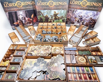 The Lord of the Rings Journeys in Middle-earth & Expansions Organizer  Insert - Etsy