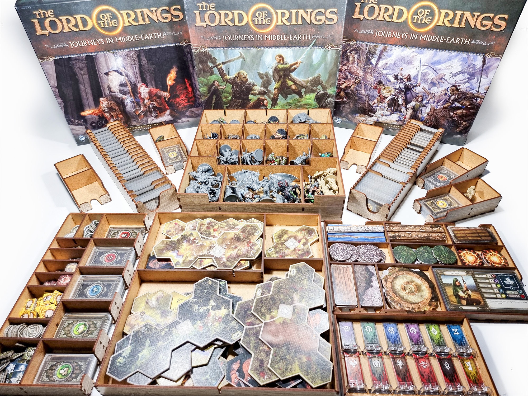 The Lord of the Rings Journeys in Middle-earth & Expansions Organizer  Insert 