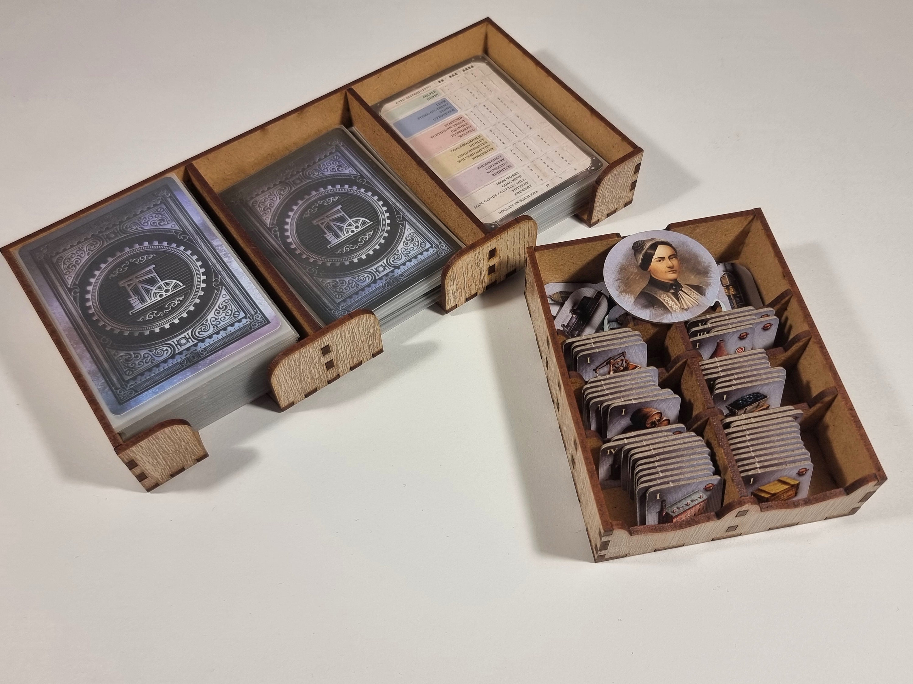 Brass Birmingham and Lancashire Board Game Box Organizer Etsy UK