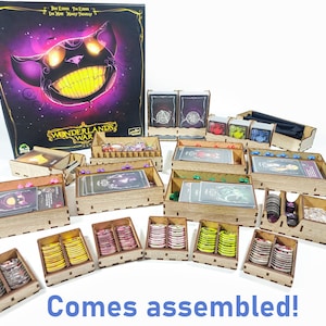 wonderland's war card sleeves 110 x Hammer Quest Compatible (75mm x 110mm) With a thickness of 60 microns Wonderland's War | Board Game