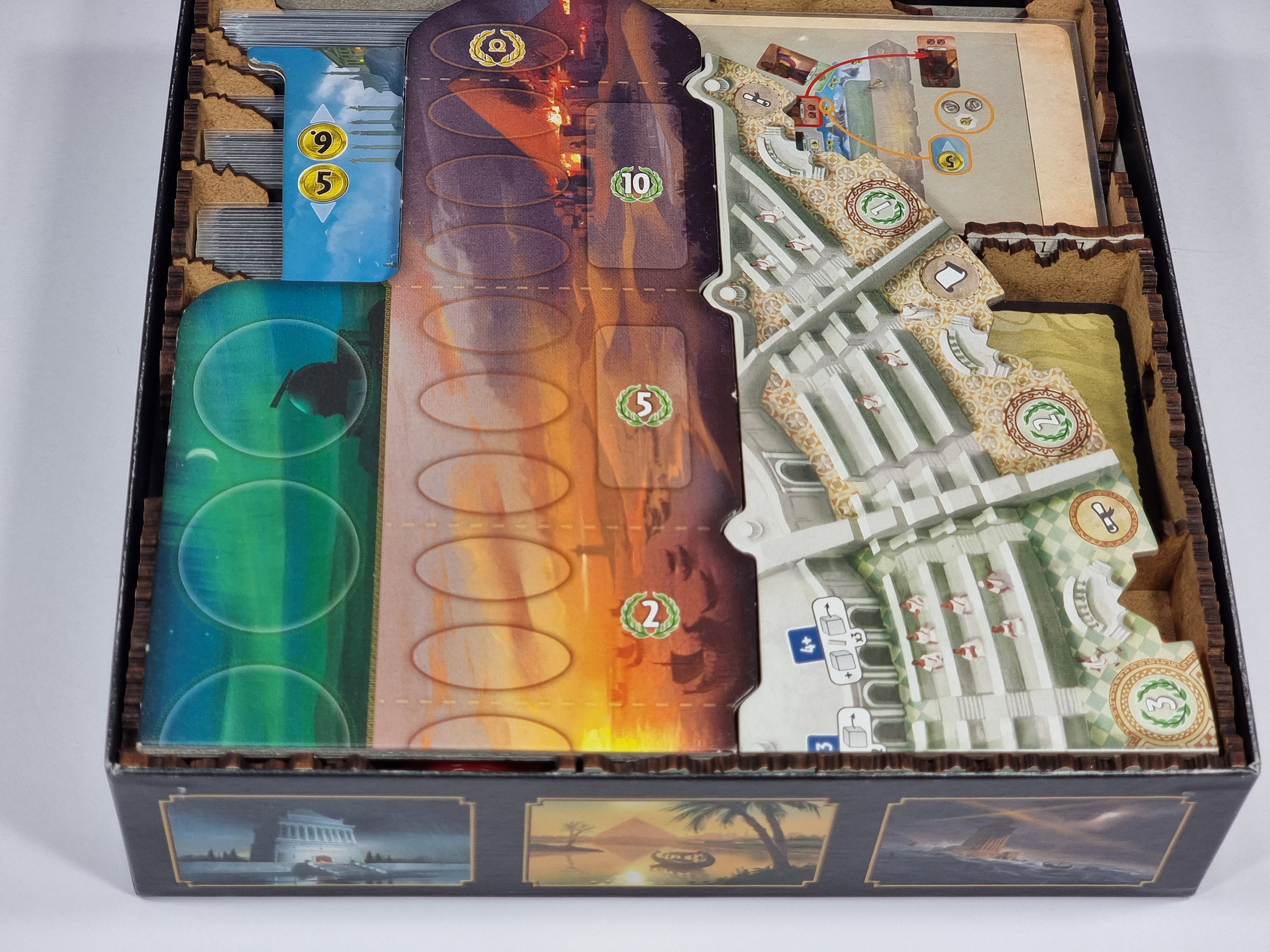 7 Wonders Duel Pantheon Agora Organizer Insert | Etsy