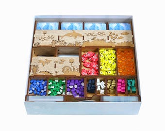 Finspan organizer insert, supports Sharks & Reefs expansion