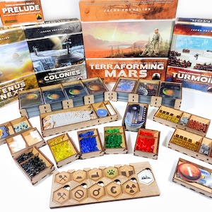 Terraforming Mars & Expansions Organizer Insert (Pre-Assembled)