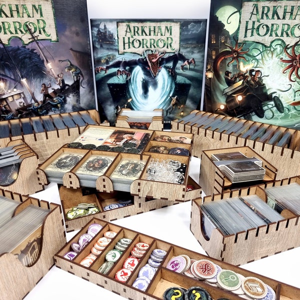 Arkham Horror (3rd edition) & Expansions Organizer Insert (Pre-Assembled)