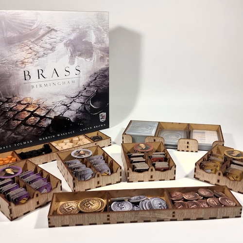 Brass Birmingham Lancashire Deluxe Tokens Board Game Etsy