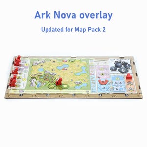 Ark Nova player board overlay with backboard