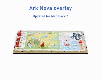 Ark Nova player board overlay with backboard