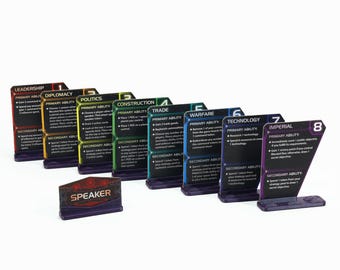 Twilight Imperium 4th Edition Strategy Card and Speaker Token holders