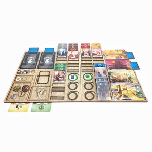Jeu de 2 planches de joueur pour 7 Wonders Duel (4 pièces au total)