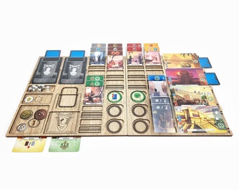 Jeu de 2 plateaux de joueur pour 7 Wonders Duel